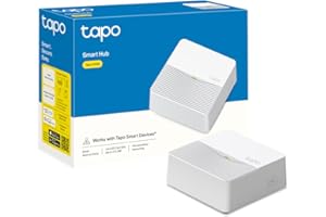 Tapo Concentrador inteligente H200 con alarma y timbre, funciona con interruptores Intel, botones, sensores, cámaras y timbres de video, conecta hasta 64+4 dispositivos, 19 tonos de llamada,