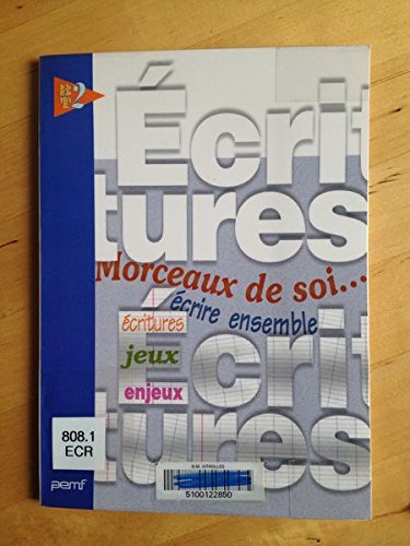 couverture de : Ecritures