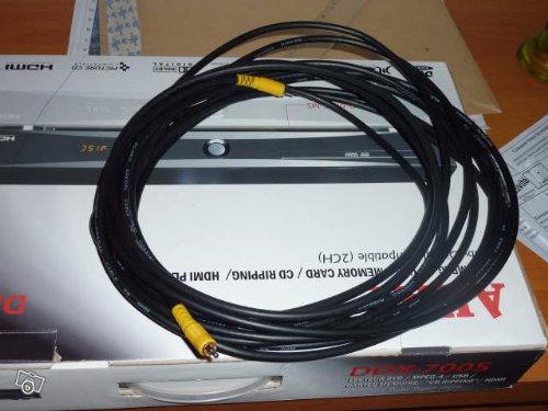 Cabling Kabel Video Cinch M/M – 10 m – Cable Video Composite RCA zur Verbindung Alle Quellen Video mit Anschlüsse RCA Composite 75 Ohm. - 4