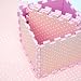 LittleTom Interlocking EVA Foam Mats | Puzzle Mat for Kids Play Area | Puzzle Playmat | Play Rug for children | Pink with Polka Dots