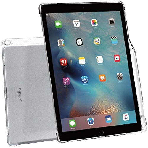 Poetic Lumos Flexibel Wiche Durchsichtig Ultra Dünn Schlagfest TPU Hülle für Apple iPad Pro 2 12,9 (2017) Durchsichtig Klar
