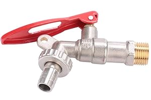 SANON 1/2" BSP Garden Water Tap Brass Thread Lockable Faucet Home Outdoor Garden Tool