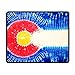 Produktbild Tie Dye Colorado Flag Pattern Comfortable Rectangle Rubber Base Mousepad Gaming Mouse Pad