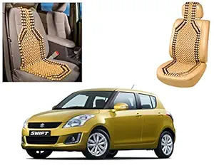 Autopearl Wooden Bead Car Seat Cover for Maruti Suzuki Swift