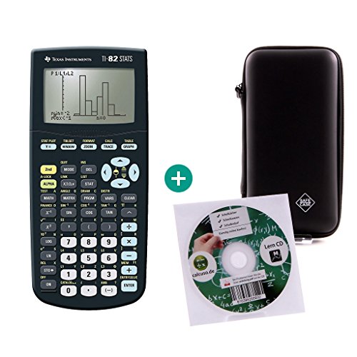 Preisvergleich Produktbild Texas Instruments TI-82 Stats + Lern-CD (auf Deutsch) + Schutztasche