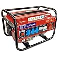 Generatore Elettrico Benzina 15L 5500W 230/380V 4 Spine (2500W Trifase 3000W Monofase) Motore 4 Tempi