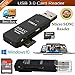 Produktbild TC Hochgeschwindigkeits 2-in-1 USB 3.0 Speicherkarten Lesegerät Blitz Adapter Micro SD SDXC TF SDHC