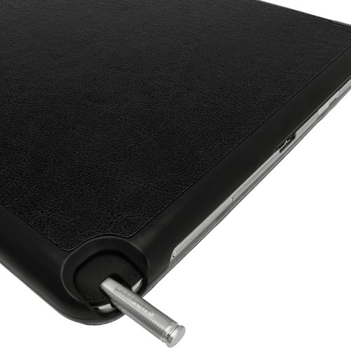 igadgitz Schwarz PU Ledertasche Hülle Smart Cover für Samsung Galaxy NotePRO 12.2″ SM-P900 mit Multi Winkelbetrachtung Stand + Auto Sleep/Wake + Displayschutzfolie - 7