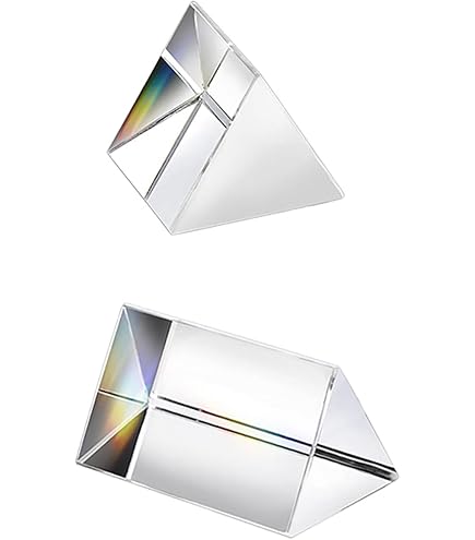 NEEWER Set di 3 Prismi Triangolari, Vetro Ottico in Cristallo K9 da 2,4
