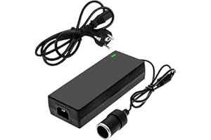AVCXEC AC-DC Convertitore Trasformatore 12V, Adattatore Accendisigari 220v 8A 96W Convertitore Alimentazione onvertitore di Alimentazione per Auto Adattatore per Presa Accendisigari per Scatola Fredda
