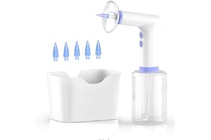 ‎KIMIMARA Elektrisches Werkzeug zum Entfernen von Ohrenschmalz – Wasserbetriebener Ohrenschmalzreiniger mit 4 Druckeinstellungen, sicheres und effektives Ohrenreinigungsset, für Erwachsene und Kinder