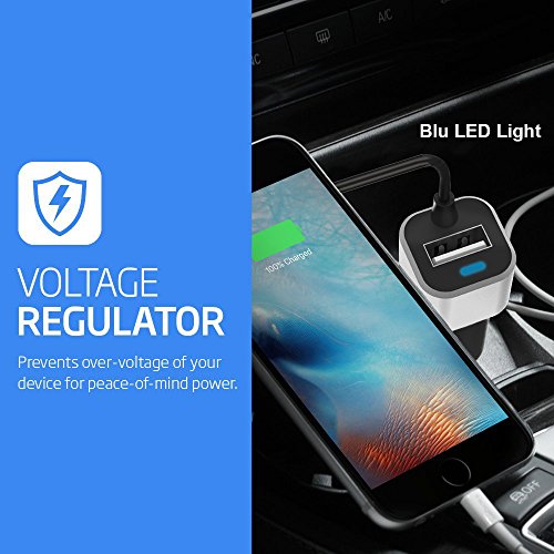 Garantie Vie iVoler Chargeur de Voiture Allume-Cigare 2 Ports USB 24W 4 8A avec C ble Lightning 1 5m Ultra Petit Chargeur Allume-Cigare USB d reviews Garantie Vie iVoler Chargeur de Voiture Allume-Cigare 2 Ports USB 24W 4 8A avec C ble Lightning 1 5m Ultra Petit Chargeur Allume-Cigare USB d
