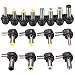 Produktbild MASUNN 8St Universal Ac Dc 2 Pin Power Adapter-Tipps Für Power-Charge-Tester
