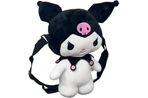 Sanrio plysch axelväska mjuk kawaii väska med dragkedja justerbar lätt och rymlig axelrem för barn utflykter och presentidé 2