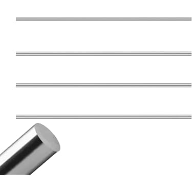 10x Edelstahl-Rundstäbe 3 X 200 Mm – 304er Stahl, Rostfrei, Glatt – Für Modellbau, Wellen, DIY-Projekte