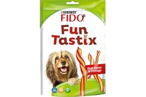 Fido Fun Tastix Sticks Goût Bacon et Fromage 150g (Lot de 6