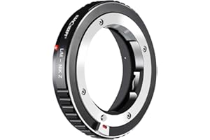K&F Concept- Anillo Adapter Manual, Adaptador para Montar Lentes Leica M LM L/M a Cuerpos de Camara Nikon Z Z6 Z7 (Mount Z), Mirrorless Camara, L/M- NIK-ON Z