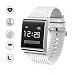Produktbild Fitness Tracker, IP67 Wasserdichte Bluetooth Herzfrequenzmesser, Schrittzähler, Gesundheit Smart Watch, Wristband Fitness Monitor, Sleeping Monitor, eingehende Anruf ID und Nachricht Erinnerung Kompatibel mit Android und IOS System Smartphones