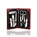 On Sale! HOTER® Classical 8 Pcs Nail Care Personal Manicure & Pedicure Set, Synthetic Leather Travel & Grooming Kit
