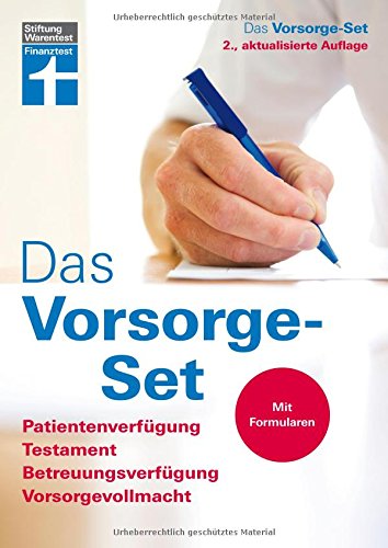 Download Das Vorsorge-Set: Patientenverfügung, Testament, Betreuungsverfügung, Vorsorgevollmacht Download Das Vorsorge-Set: Patientenverfügung, Testament, Betreuungsverfügung, Vorsorgevollmacht