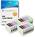Produktbild 21 Tintenpatronen kompatibel zu T0801-T0806 (T0807) für Epson Stylus Photo R265 R285 R360 P50 PX650 PX660 PX700W PX710W PX720WD PX800FW PX810FW PX820FWD PX830FWD RX560 RX580 RX585 RX685 - Schwarz/Cyan/Magenta/Gelb/Hell Cyan/Hell Magenta, hohe Kapazität