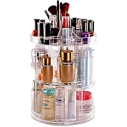 DECO EXPRESS Rangement Salle de Bains Organisateur de Maquillage Makeup Organizer Rotatif 360°