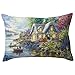 Produktbild Home Dekoration Loveso Weihnachten Zierkissen Startseite Sofa Deko Kissenbezug Schneemann Märchen Winter Christmas Pillowcase (35cm x 50cm) (30 x 70 cm, A)