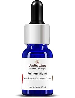 Vedic Line Fairness Blend Reduce Fine Line & Improve Skin Texture With Rose Oil And Sandalwood For Fair Skin & Clear Complexion,10Ml