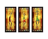 SAF Framed Painting (Wood, 15 inch x 18 inch, Set of 3)