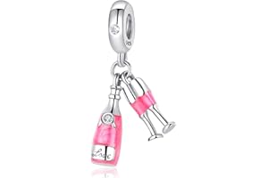 Jokmeo 925er Sterlingsilber Charms für Armbänder Charms Anhänger Kompatibel mit Pandora-Armbänder, Charm Bead Pendant Geschenk für Frauen Mädchen