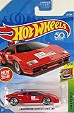  Hot Wheels 2018 50th Anniversary HW Exotics Lamborghini Countach Pace Car 217/365, Red