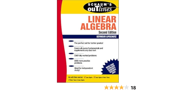 Buy Schaum S Outline Of Linear Algebra Book Online At Low Prices In India Schaum S Outline Of Linear Algebra Reviews Ratings In