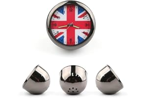 Heinmo - Orologio universale Per cruscotto auto, con presa d'aria, al quarzo, decorazione Per fetta Per Cooper S