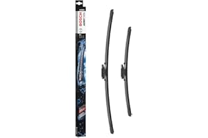Bosch Balais d'Essuie–Glace Plats Aerotwin A426S, Longueur: 650mm/475mm – 1 Paire de Balais avant