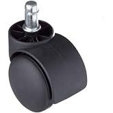 Snap-on Office Sofa Chair Wheel with Badem10 Pin 50 mm Black