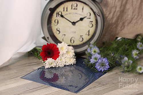 BlauFlock/GlitterSet Folienset Flockfolie Glitzerfolie - 9