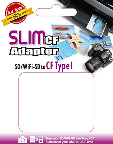 C-Ming / flashwoife wifi SD auf CF I CompactFlash-Adapter Compact Flash Typ I (36,4 mm × 42,8 mm × 3,3 mm) - 2