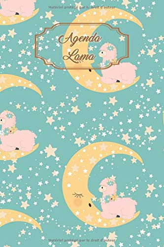 Download Agenda Lama: Agenda universel avec couverture et intérieur Lama - 56 semaines avec des pages supplémentaires à découvrir (15 x 23 cm)