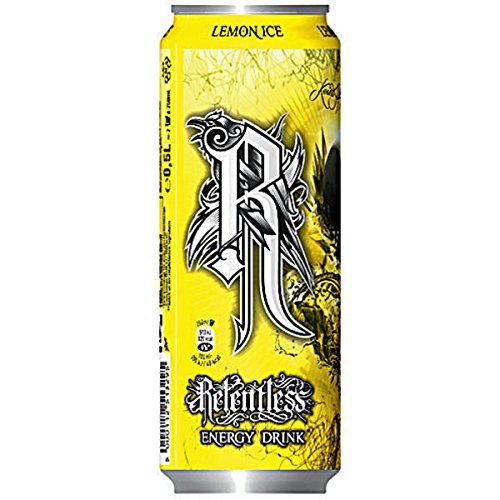 Preisvergleich Produktbild 12 Dosen a 500ml Relentless Lemon Ice Drink Energie inc. Pfand Energiedrink