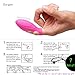 Eurgoo Finger Vibrator leise Wasserdicht starkes Motor Sex Spielzeug G-Punkt Tickler Klitoris Orgasmus Massager Klitorisvibrator Fingerüberzeiher,Dildo für deine Finger,Finger Hüllen Sleve mit Noppen (one size, Rosa)