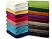 Produktbild solide Frottierserie - erhältlich in 18 modernen Farben und 8 verschiedenen Größen, Handtuch (50 x 100 cm), terrakotta