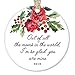 Produktbild qidushop 2018 Christmas Ornament Gift for Special Mother Beautiful Holly Berries Ceramic Tree Decoration Mom Mommy Madre Mama Holiday Season Keepsake Present Flat Porcelain