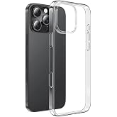 Zore Apple ile uyumlu iPhone 16 Pro Kılıf Zore S&uuml;per Silikon Kapak Şeffaf