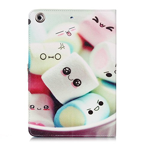 iPad Mini 3 Hülle, Deenor Colorful Classic Design PU Leder Stand Schutzhülle Hülle für Apple iPad Mini 1/2/3 Generation. (Cute cake) - 3