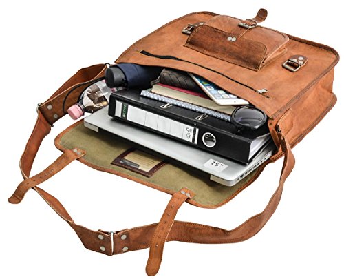 Businesstasche Gusti Leder nature    Finlay 17    Umh  ngetasche Laptoptasche 17 Zoll Vintage Laptoptasche Businesstasche Schultertasche Arbeitstasche