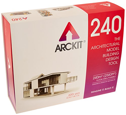 Arckit 240 Architectural Model Building Kit, Scale 1:48 Construction Set