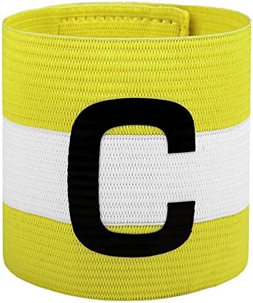 Soccer Captain Armband Football Game Band Captain Armband Yellow
