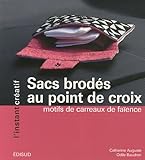 Sacs brodés au point de croix : Motifs de carreaux de faïence