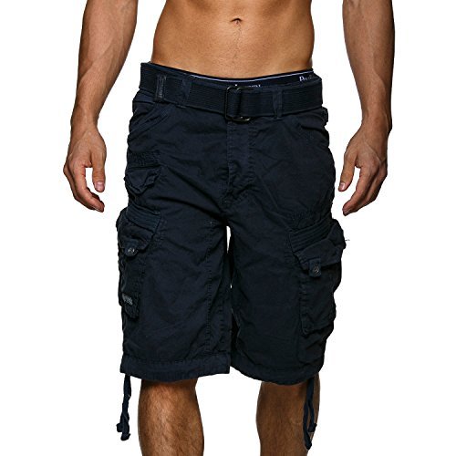 Pantalones cortos tipo cargo Geographical Norway azul marino XXL