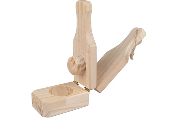 Presse à Plantain en Bois Tostonera Plantain Masher Réutilisable Frit Banana Farcies Plantains Maker avec Lanière Suspendue